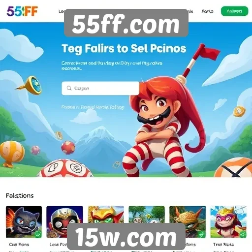Comparação entre 55ff.com e outros sites de jogos